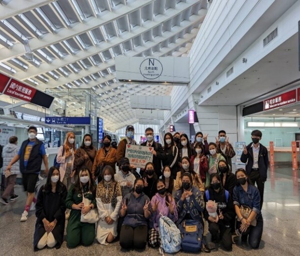 Students and teachers from Eastern Asia University arrived in Taiwan